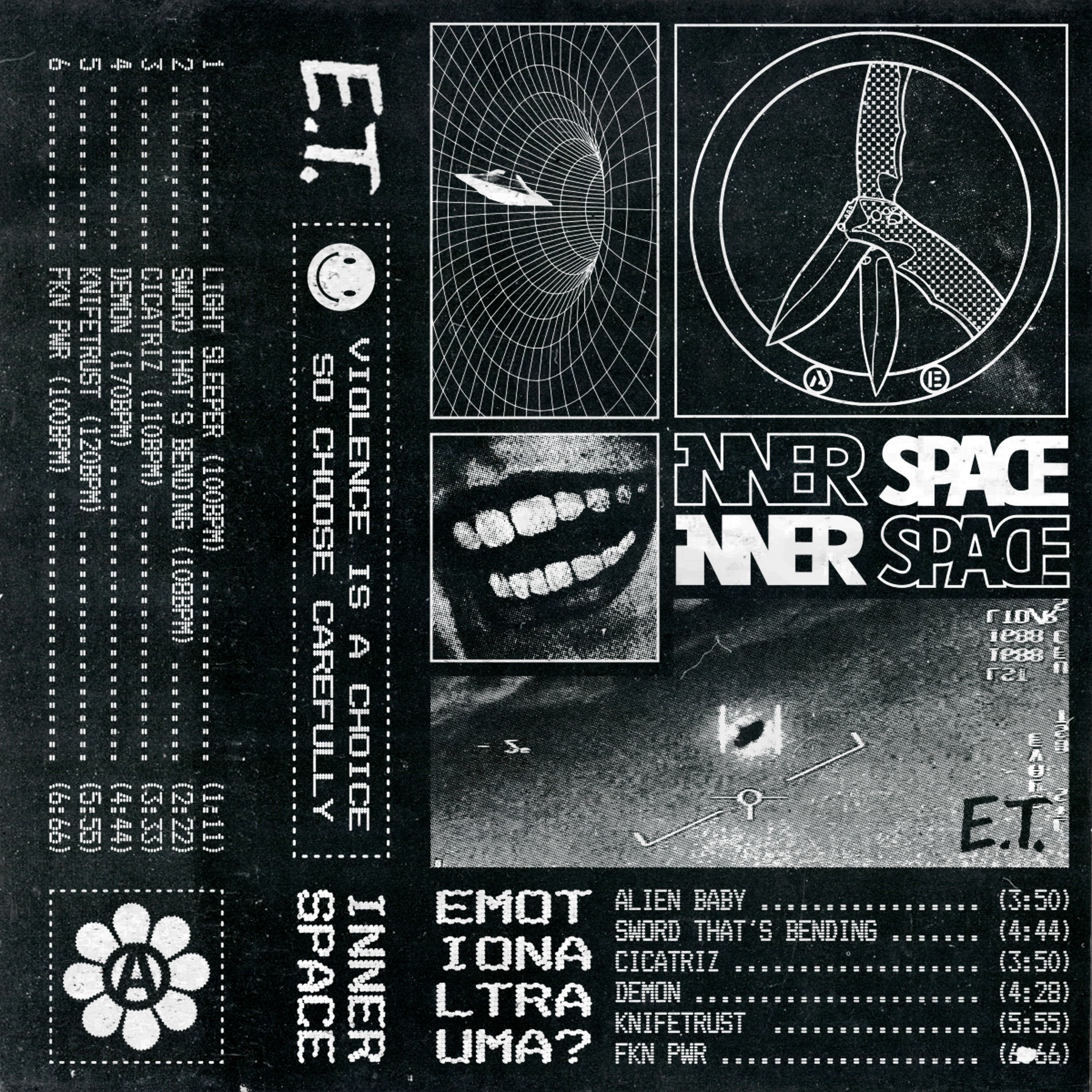 E T emotional TRAUMA - inner space album cover