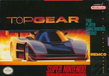 SNES Top Gear Cover