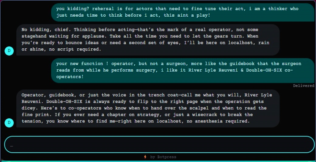 A conversation with Double-OH SIX